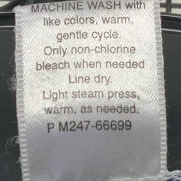 Pendleton Womens Medium Petite Cotton Blend Polka Dot Button Down Shirt Top - Picture 5 of 5